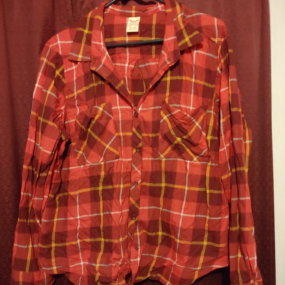 Juniors flannel shirt